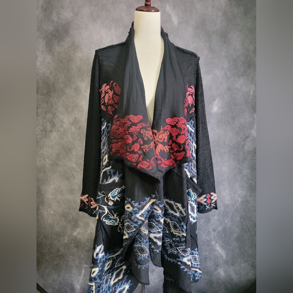 Cotton Embroidered Coat/Wrap/Jacket ☆ Boho
